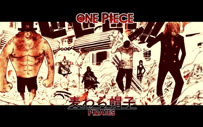 One Piece Pirates Straw Hat Crew