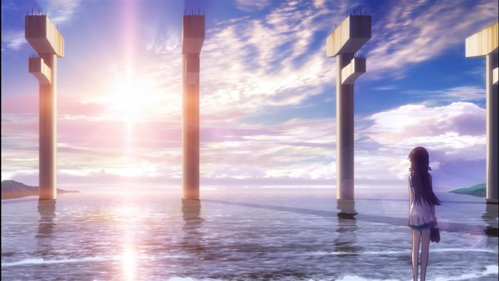 1920x1080 nagi no asukara manaka mukaido sun sea bridge sand JPG 220 kB 