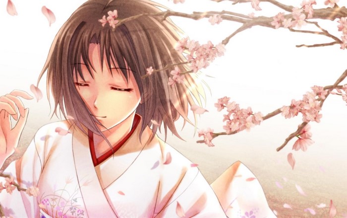 Ryougi Shiki from Kara no Kyoukai in Kimono