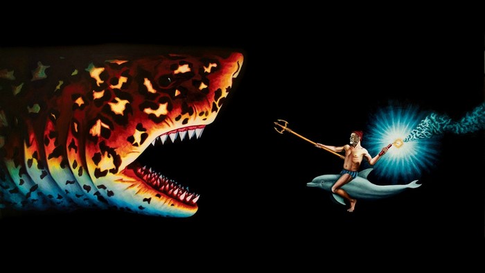 Shark vs. Neptune on Dolphin