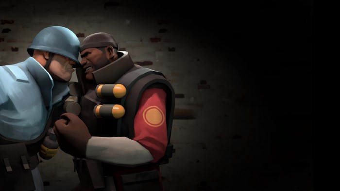 Soldier and Demoman from Team Fortress 2