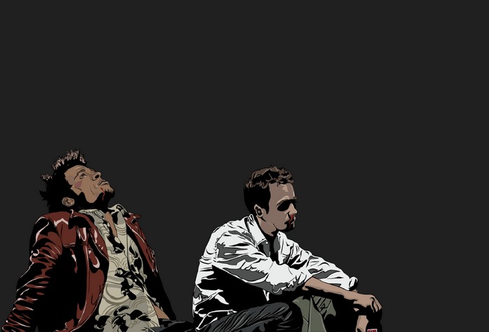 Tyler Durden and Narrator from Fight Club