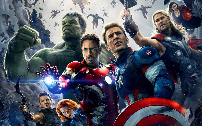 The Avengers from Avengers: Age of Ultron