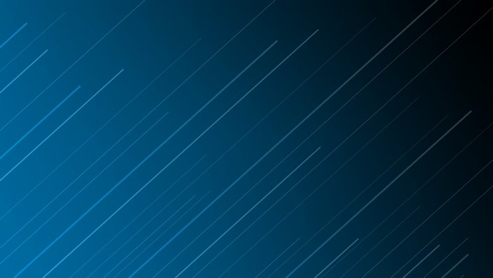 Abstract Blue Star Lines Minimalist Art