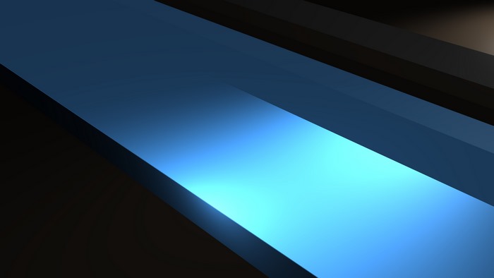 Abstract dark and blue geometric shapes