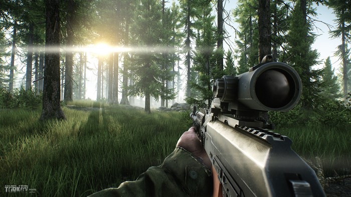 Escape from Tarkov first-person shooter gameplay