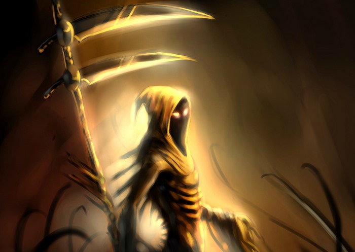Grim Reaper with a Scythe