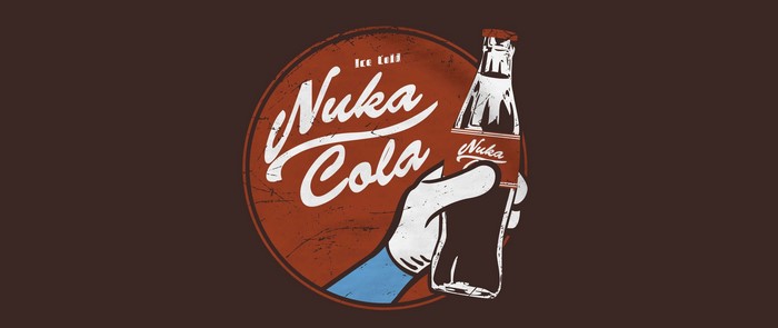 Nuka-Cola bottle held by a hand, Fallout