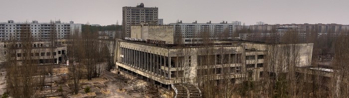 Abandoned buildings in Pripyat