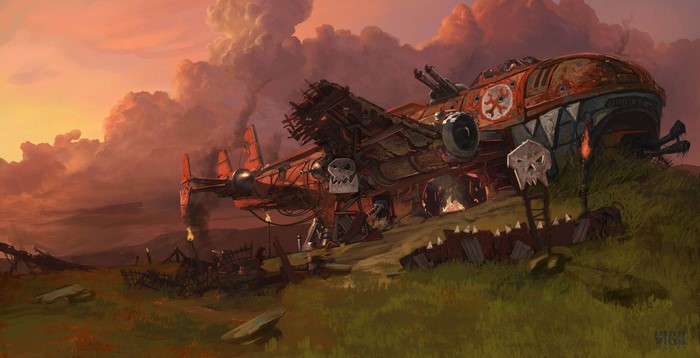 Warhammer 40,000 Ork Aircraft Wreck