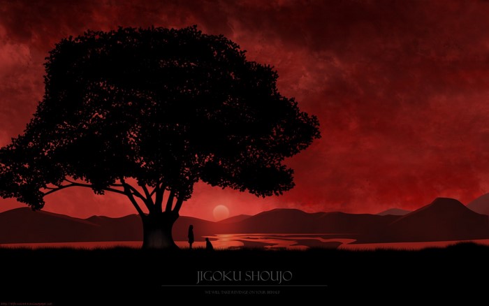 Jigoku Shoujo Anime Landscape