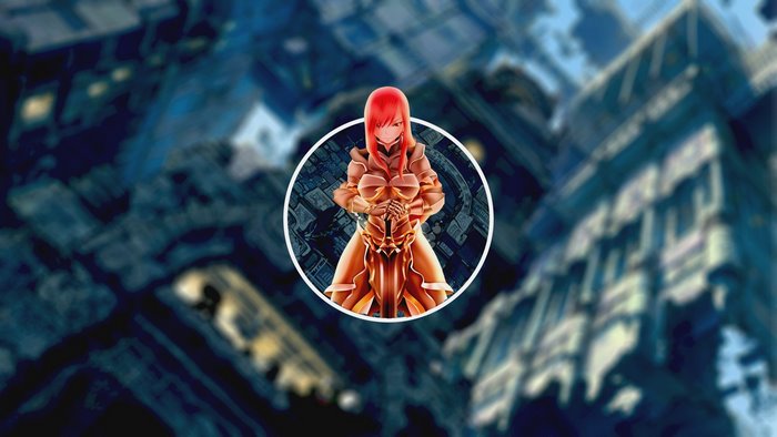 Erza Scarlet from Fairy Tail in armor