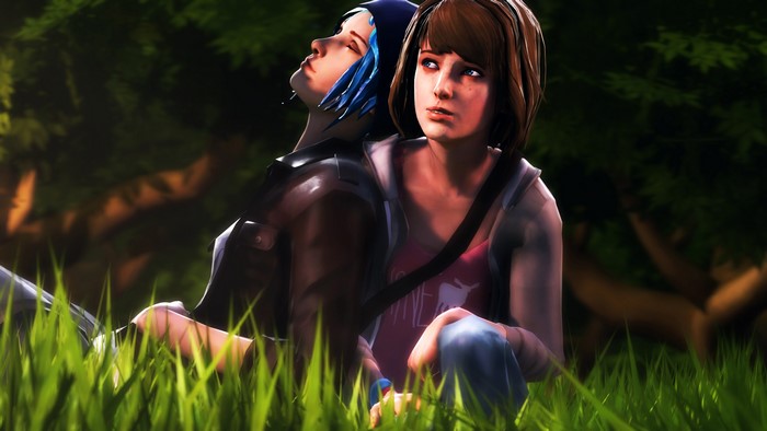 Max Caulfield and Chloe Price from Life is Strange