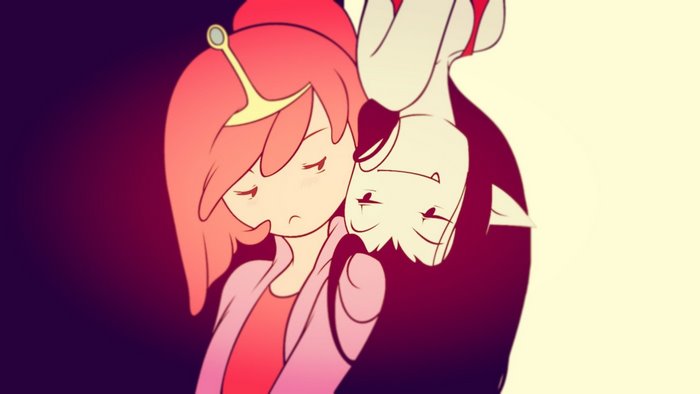 Princess Bubblegum and Marceline from Adventure Time