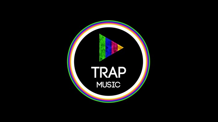 Trap Music logo with play button
