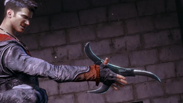 Nero from Devil May Cry holding demonic claws