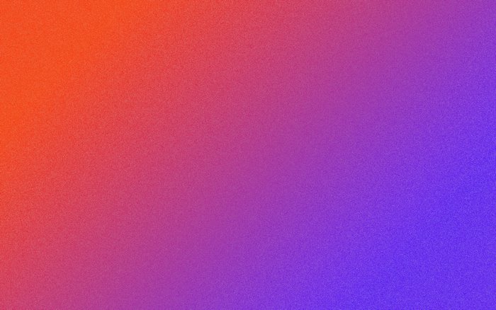 Orange and purple gradient with noise
