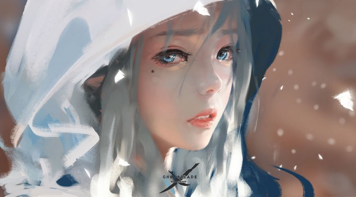 Ghost Blade X by WLOP