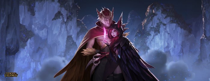 Xayah and Rakan from League of Legends