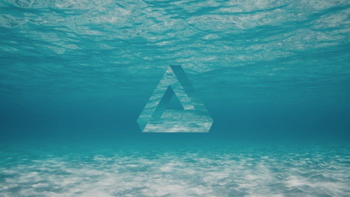 Penrose triangle underwater