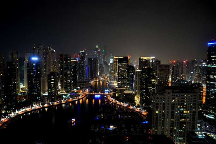 Dubai Marina at Night 4K
