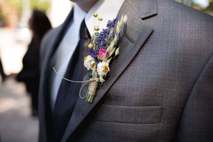 Man in a suit with a boutonniere