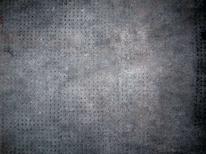 Perforated concrete texture