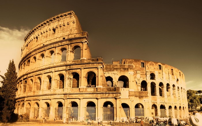 Colosseum in Rome, Italy