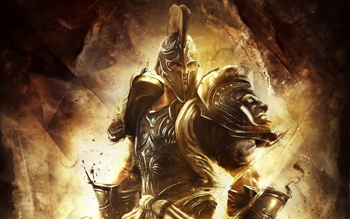 Soldier in armor from God of War Ascension