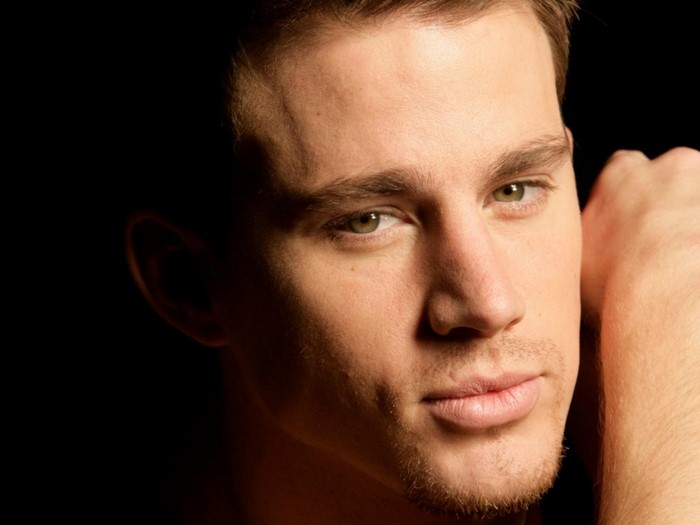 Channing Tatum close-up portrait
