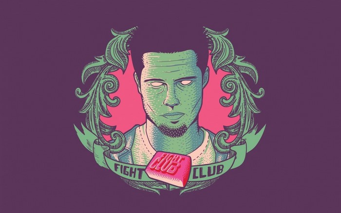 Tyler Durden from Fight Club illustration