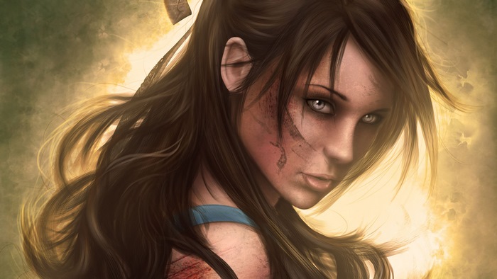 Lara Croft from Tomb Raider artwork