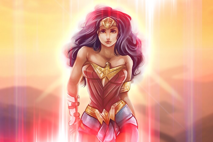 Wonder Woman artwork by an artist