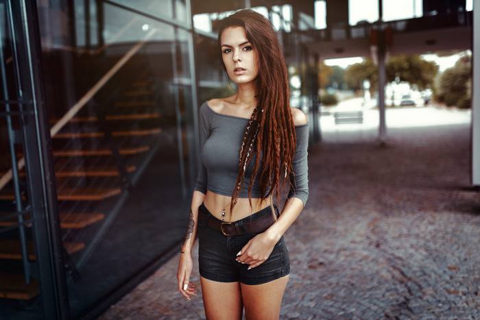 Celine Eberhardt posing outdoors