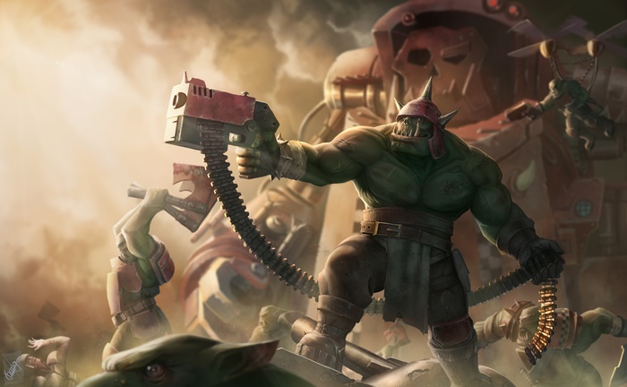 Orcs from Warhammer 40,000 Dawn of War III