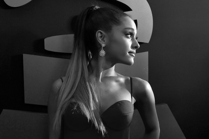 Ariana Grande in Black and White