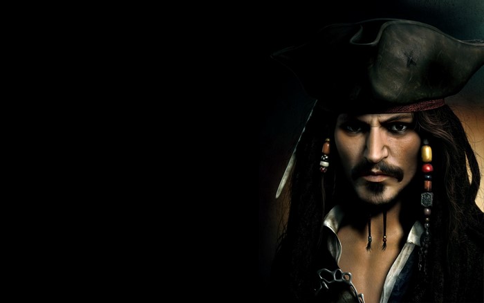 Captain Jack Sparrow from Pirates of the Caribbean