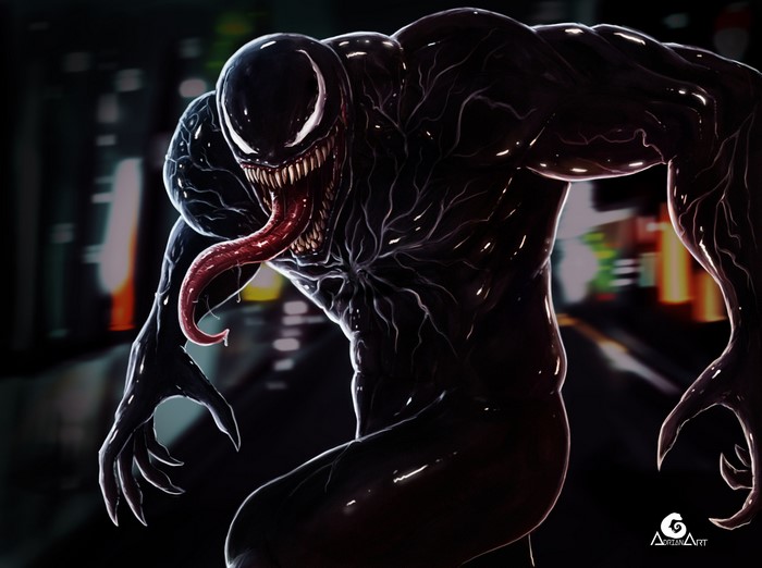 Venom from Venom Movie Digital Art