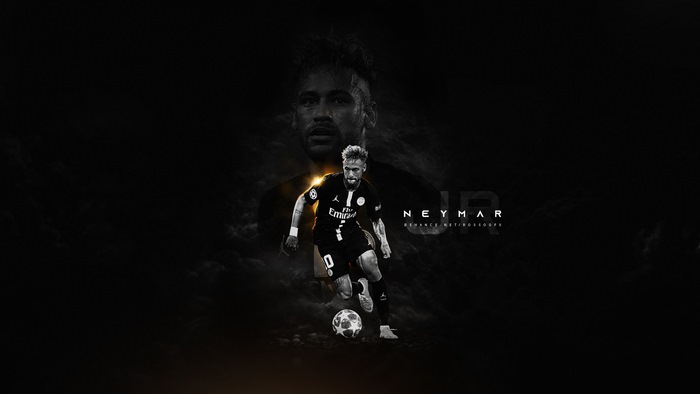 Neymar in Action for Paris Saint-Germain