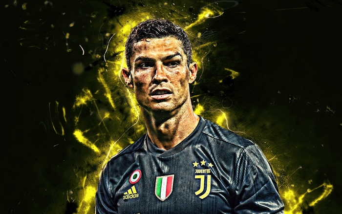 Cristiano Ronaldo in Juventus Jersey