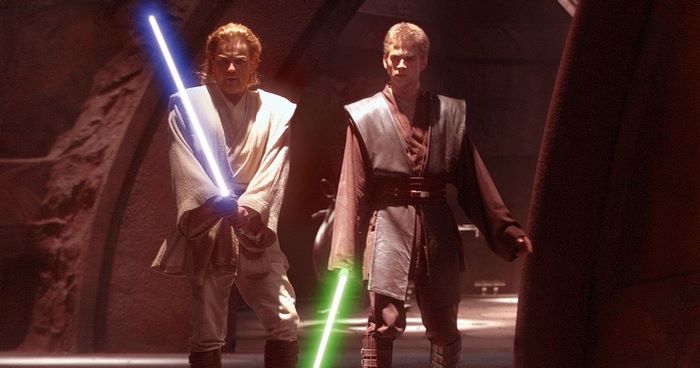 Obi-Wan Kenobi and Anakin Skywalker from Star Wars