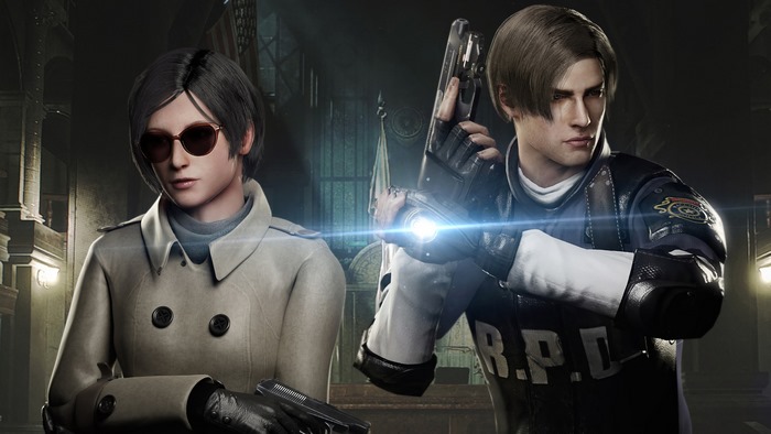 Ada Wong and Leon S. Kennedy from Resident Evil