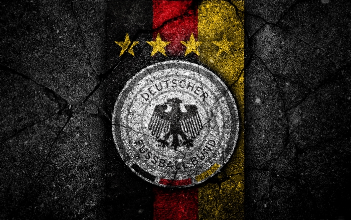 German Football Association Emblem with Stars