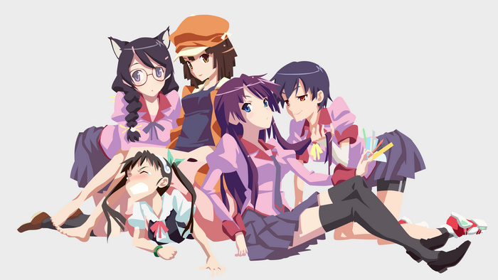 Characters from Monogatari Series