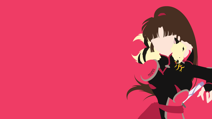 Sango and Kirara from InuYasha