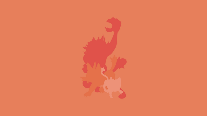 Litten, Torracat, and Incineroar from Pokémon