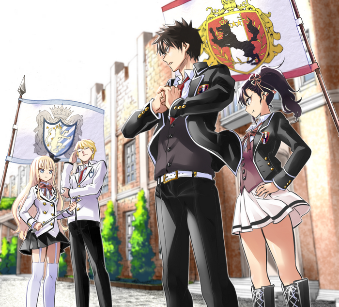 Romio Inuzuka, Juliet Persia, Hasuki Komai, Scott Fold