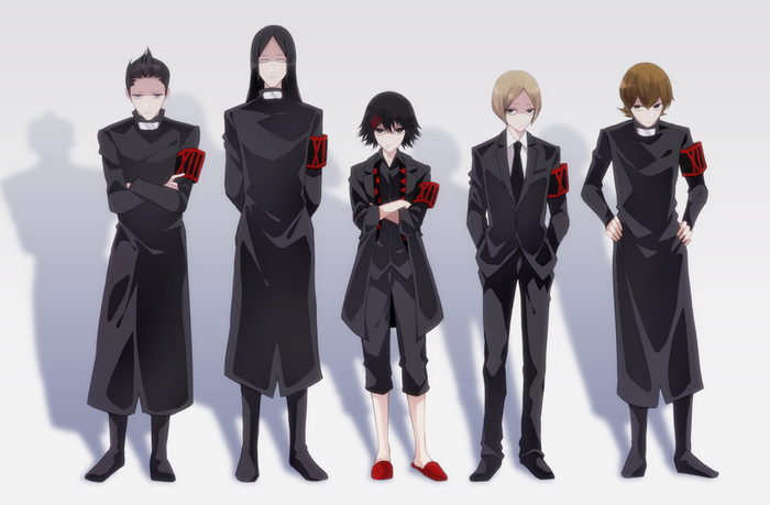 Juuzou Suzuya and other CCG investigators from Tokyo Ghoul