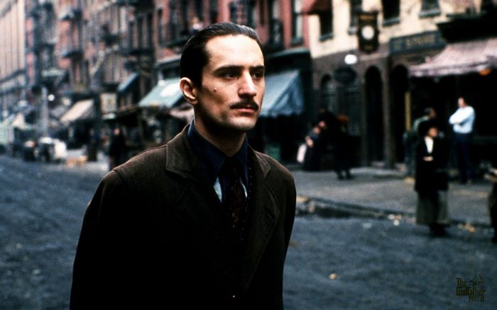 Robert De Niro as Vito Corleone in The Godfather: Part II
