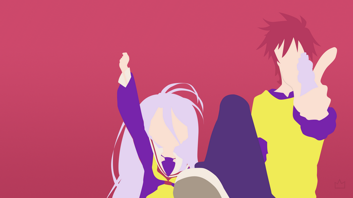 Sora and Shiro from No Game No Life